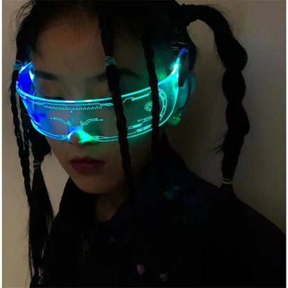 Luminous LED Glasses for Festive Brilliance - SavageBiz