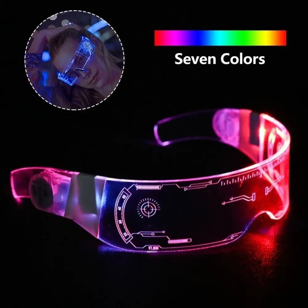Luminous LED Glasses for Festive Brilliance - SavageBiz