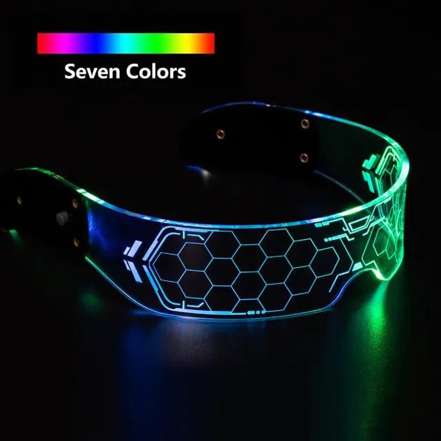 Luminous LED Glasses for Festive Brilliance - SavageBiz