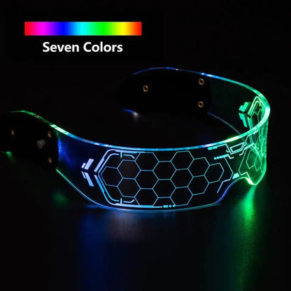 Luminous LED Glasses for Festive Brilliance - SavageBiz