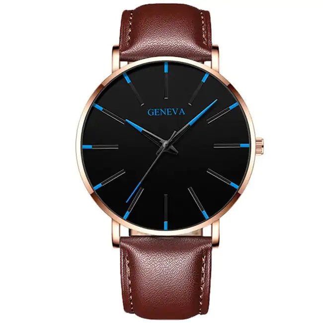 Minimalist Stainless Steel Mens Watch - SavageBiz