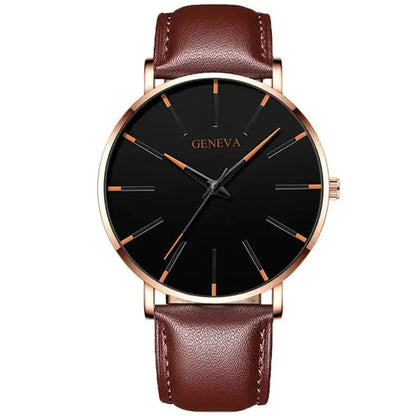 Minimalist Stainless Steel Mens Watch - SavageBiz