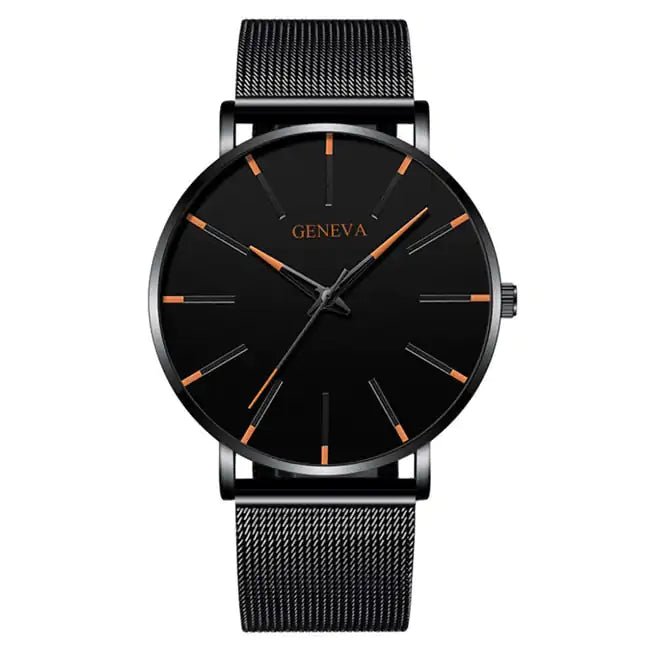 Minimalist Stainless Steel Mens Watch - SavageBiz