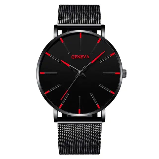 Minimalist Stainless Steel Mens Watch - SavageBiz