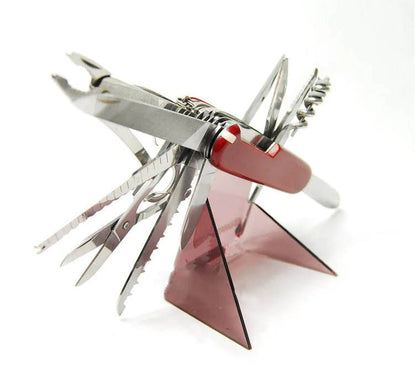 Multifunctional Stainless Steel SwissArmy Knife - SavageBiz