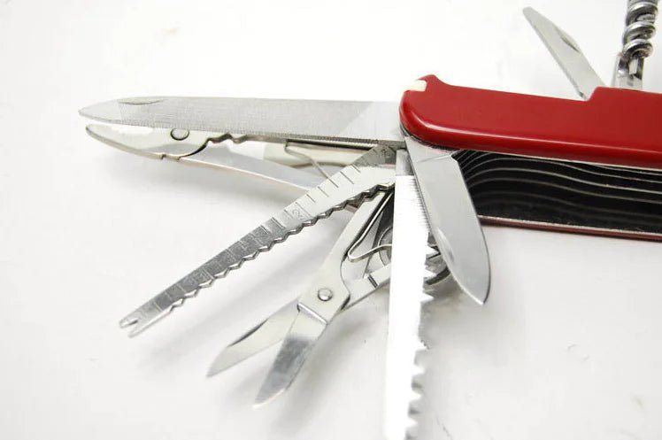 Multifunctional Stainless Steel SwissArmy Knife - SavageBiz