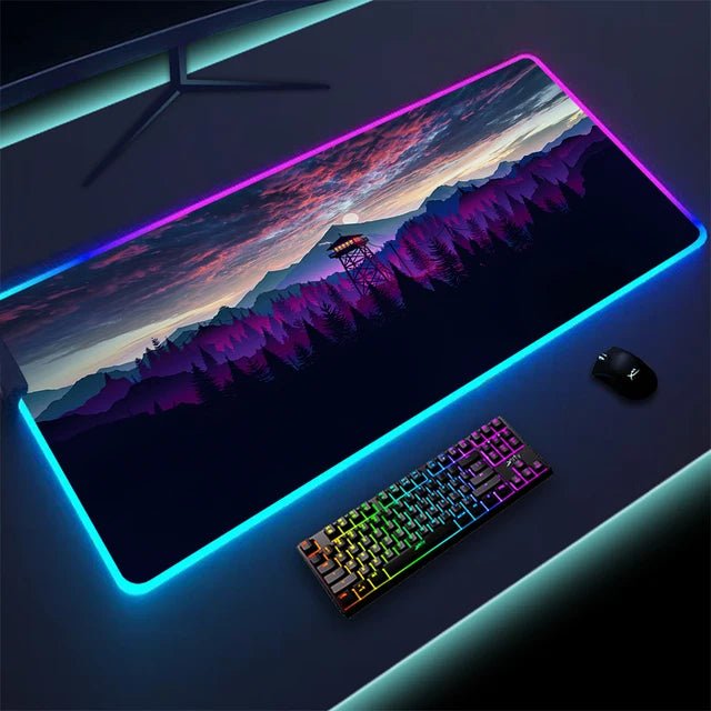 Non-slip RGB Gaming Pad - SavageBiz