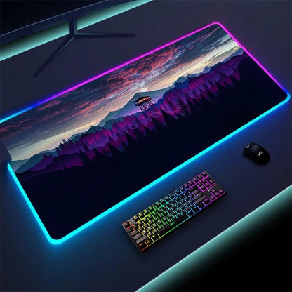 Non-slip RGB Gaming Pad - SavageBiz