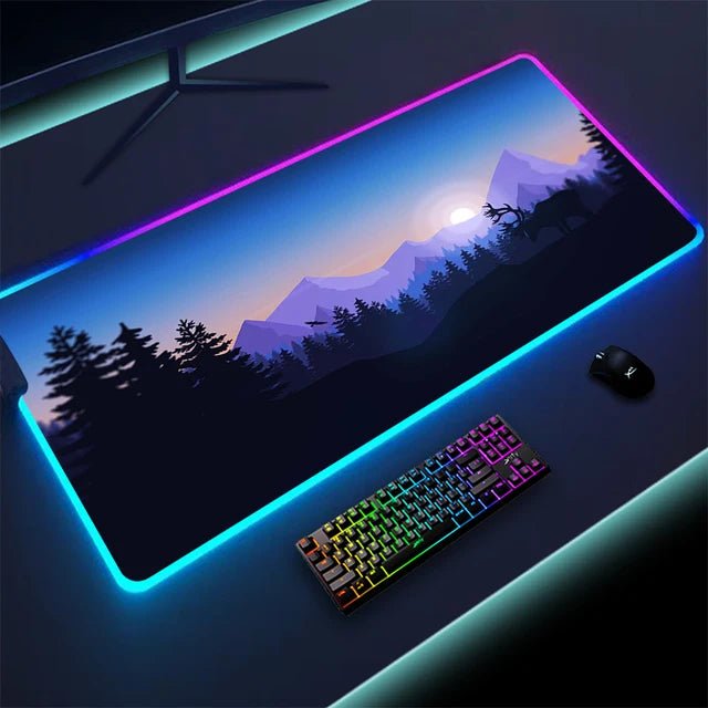 Non-slip RGB Gaming Pad - SavageBiz