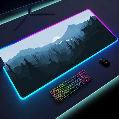 Non-slip RGB Gaming Pad - SavageBiz