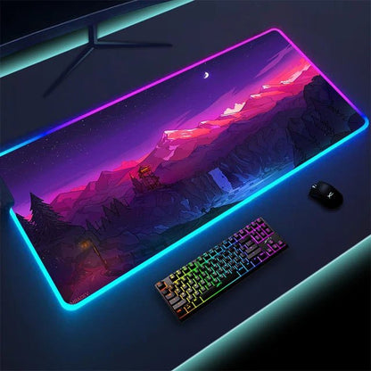 Non-slip RGB Gaming Pad - SavageBiz