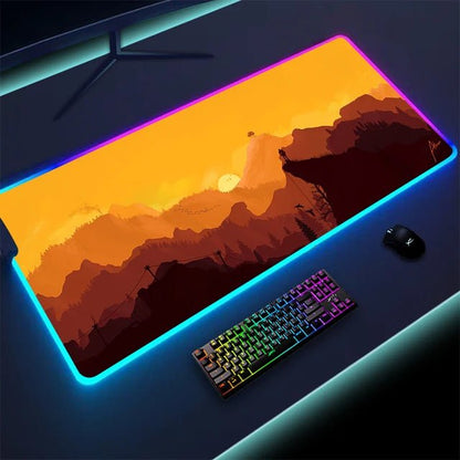 Non-slip RGB Gaming Pad - SavageBiz