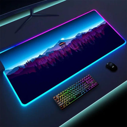 Non-slip RGB Gaming Pad - SavageBiz