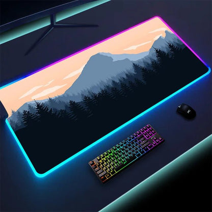 Non-slip RGB Gaming Pad - SavageBiz