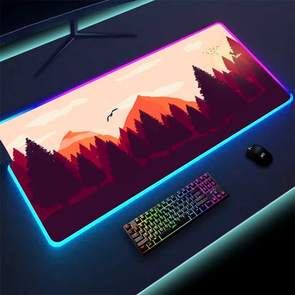 Non-slip RGB Gaming Pad - SavageBiz