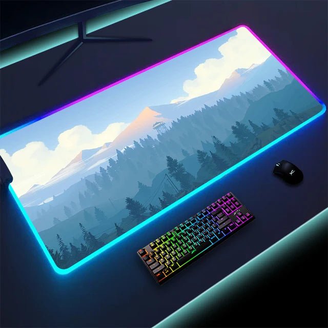 Non-slip RGB Gaming Pad - SavageBiz