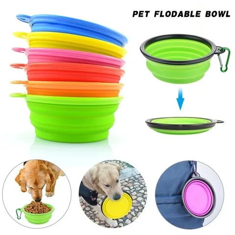 Pet Folding Silicone Bowl - SavageBiz