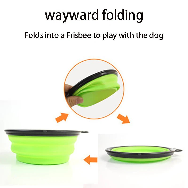 Pet Folding Silicone Bowl - SavageBiz