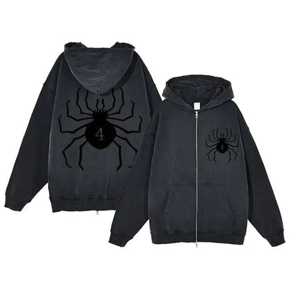 Print Zipper Hoodies - SavageBiz