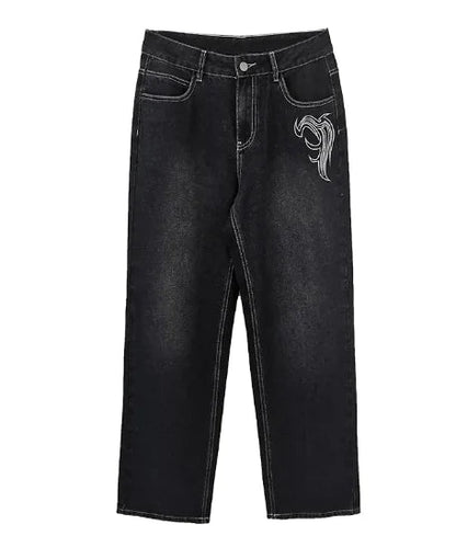 Printed Cargo Jeans - SavageBiz