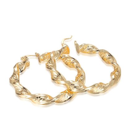 Punk Chic: Great Wall Hoop Earrings - SavageBiz