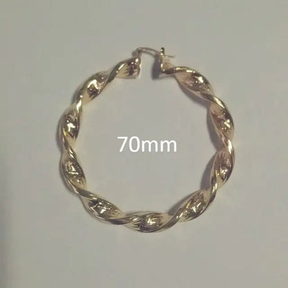 Punk Chic: Great Wall Hoop Earrings - SavageBiz