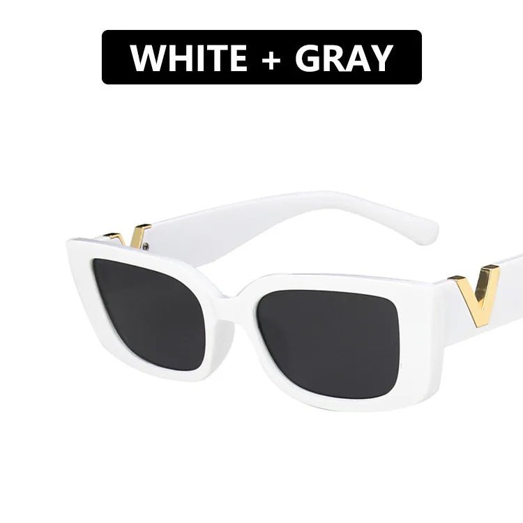 Retro Rectangle Sunglasses - SavageBiz