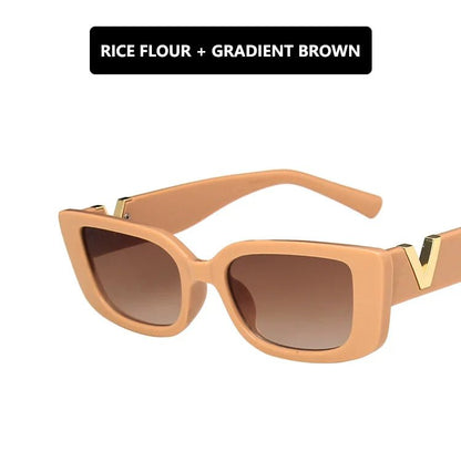 Retro Rectangle Sunglasses - SavageBiz