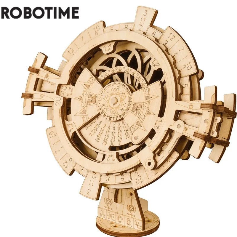 Robotime DIY Perpetual Wooden Calendar - SavageBiz