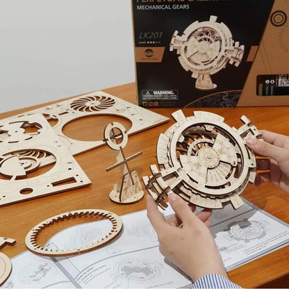 Robotime DIY Perpetual Wooden Calendar - SavageBiz