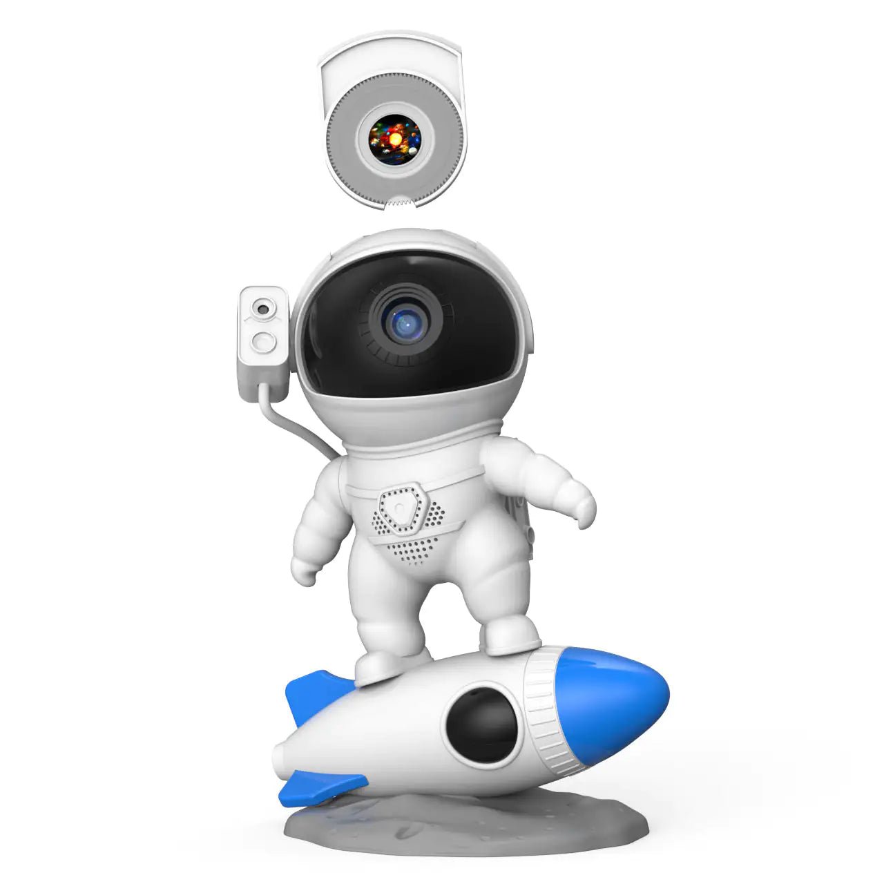Rocket Astronaut Galaxy Starry Sky Projector Lamp - SavageBiz