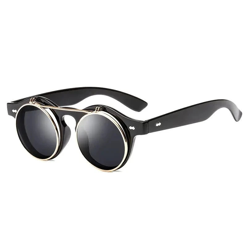 Round Flip Up Sunglasses - SavageBiz