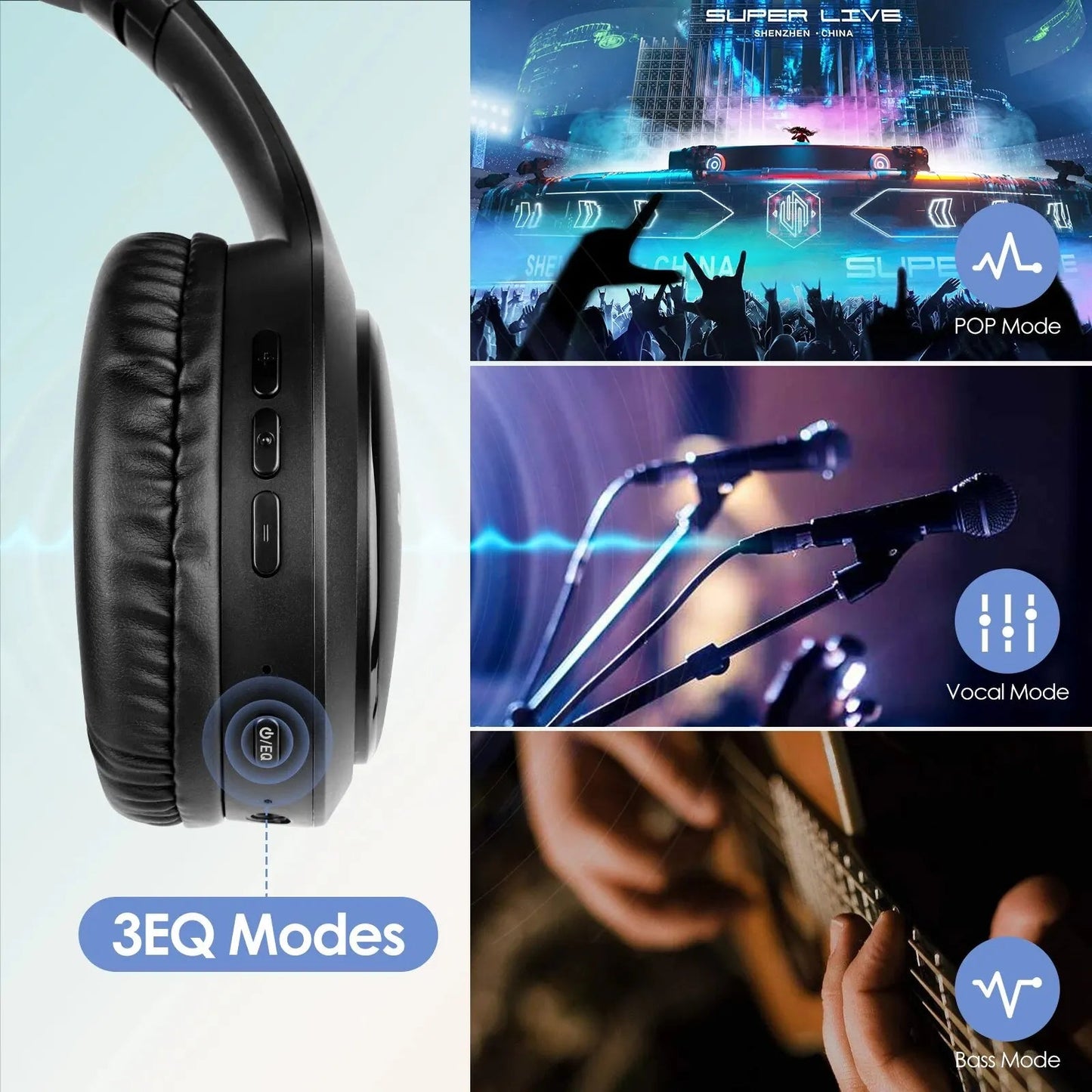 Siindoo JH919 Wireless Bluetooth Headphones - SavageBiz