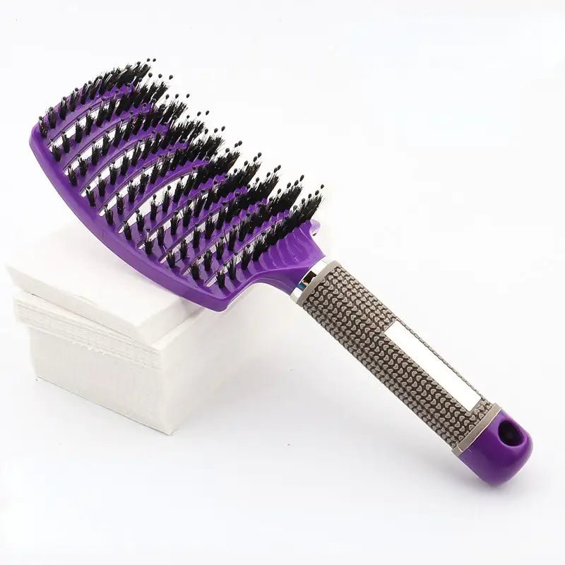 SilkyLocks Hair Detangler Brush - SavageBiz