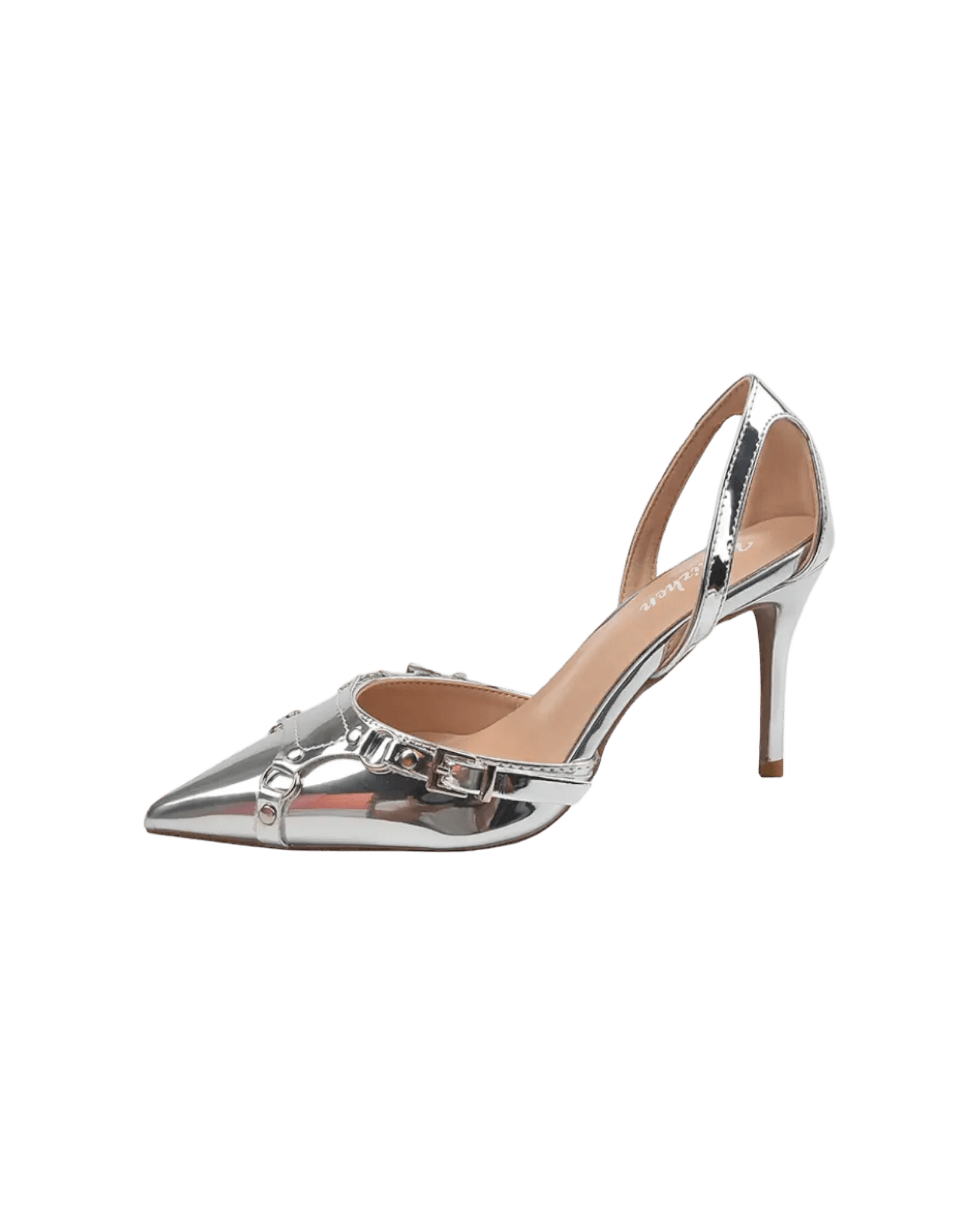 Silver Rock Pointed Heels - SavageBiz