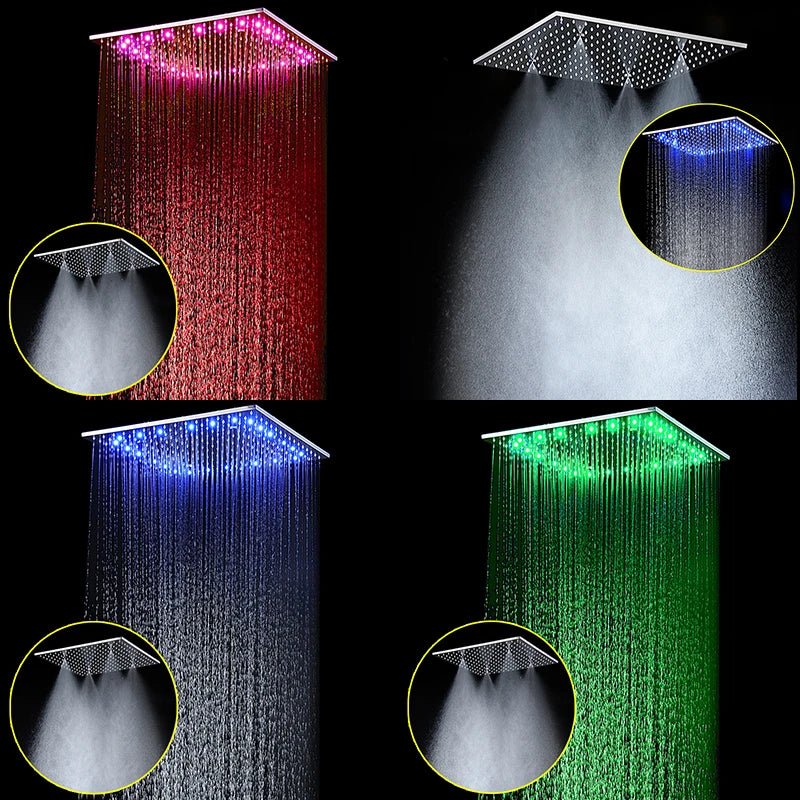 SKY RAIN High-Quality Black Massage Shower Head Panel - SavageBiz