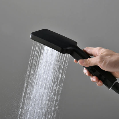 SKY RAIN High-Quality Black Massage Shower Head Panel - SavageBiz