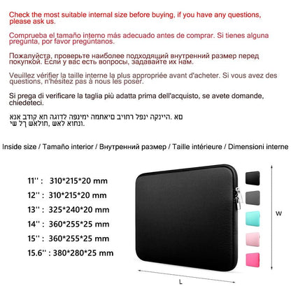 Soft Laptop Bag For Xiaomi Hp Dell Lenovo Notebook - SavageBiz