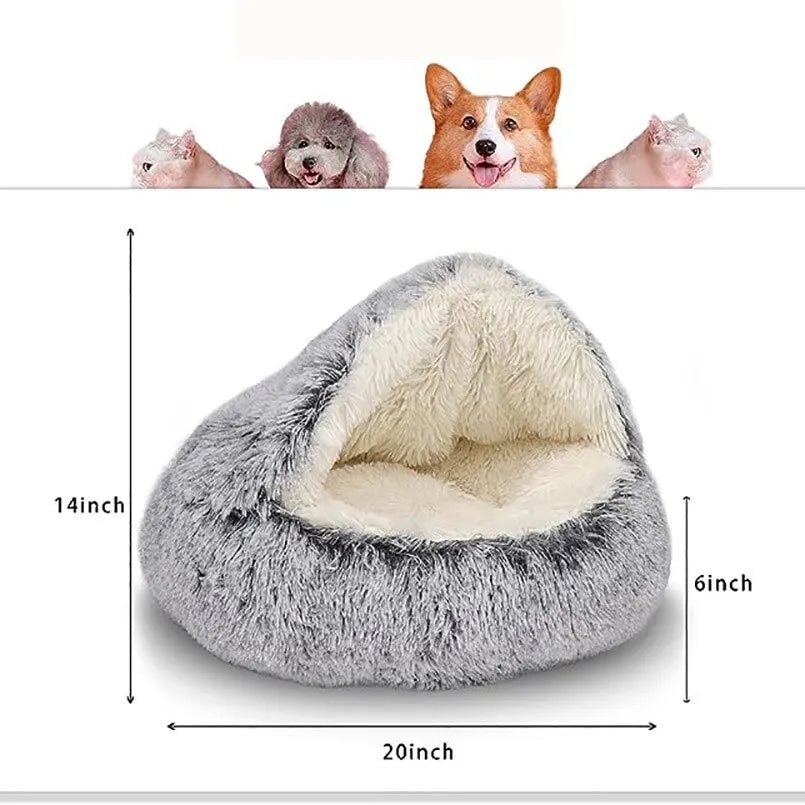 Soft Plush Pet Bed - SavageBiz