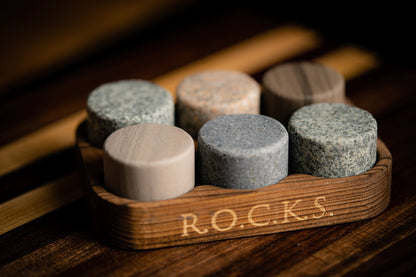 The Connoisseur's Set - Whiskey Stones & Reserve Whiskey Crystal Glass - SavageBiz