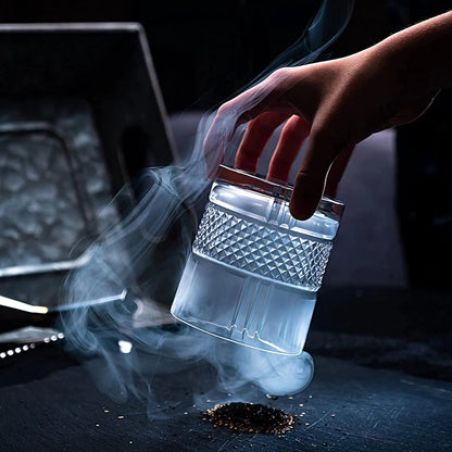 The Connoisseur's Set - Whiskey Stones & Reserve Whiskey Crystal Glass - SavageBiz