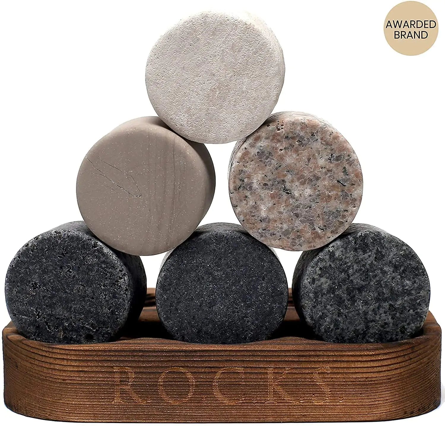 The Connoisseur's Set - Whiskey Stones & Reserve Whiskey Crystal Glass - SavageBiz