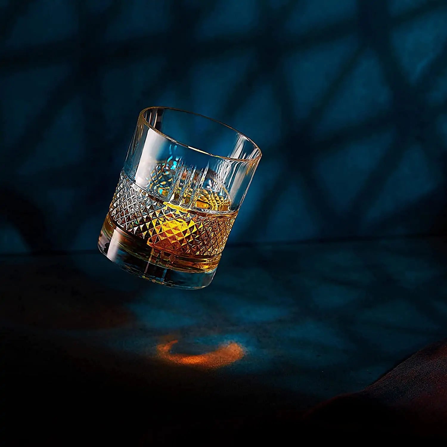 The Connoisseur's Set - Whiskey Stones & Reserve Whiskey Crystal Glass - SavageBiz