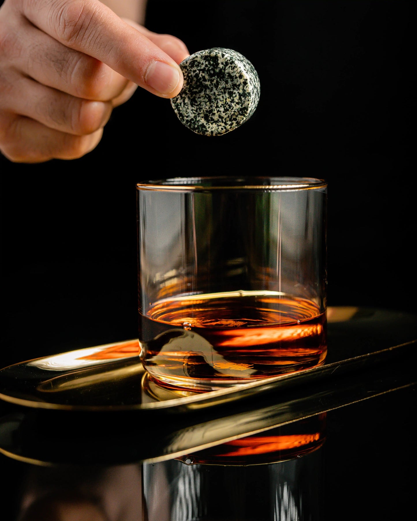 The Connoisseur's Set - Whiskey Stones & Twist Glass Edition - SavageBiz