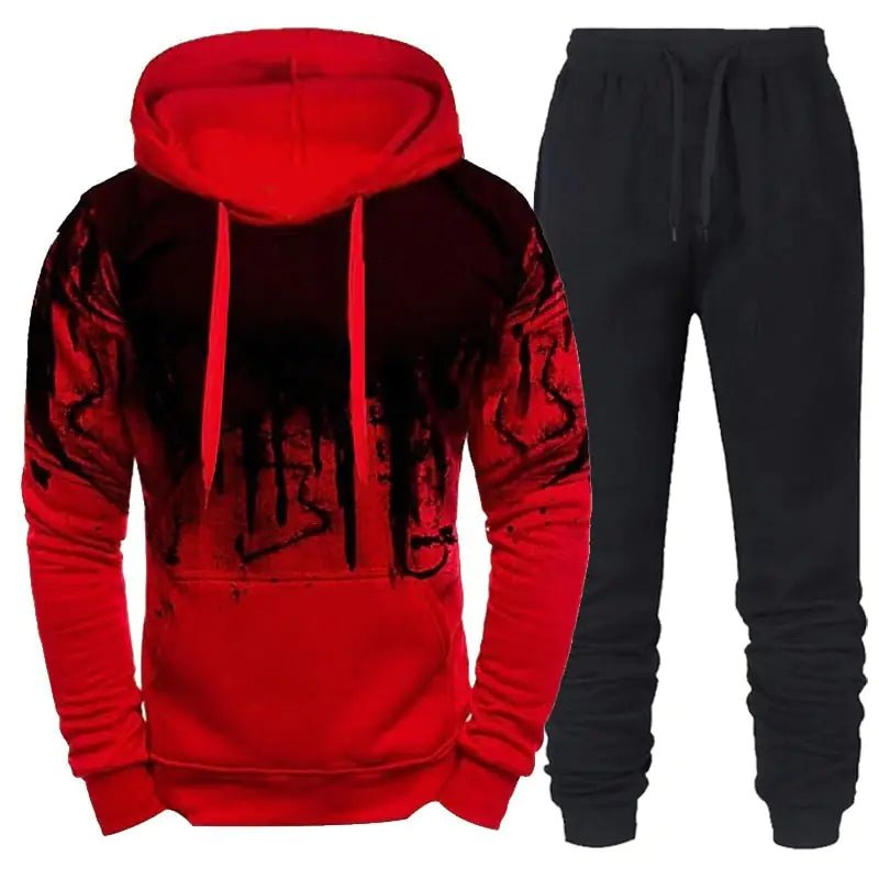 Tracksuit Hoodie and Pants Set - SavageBiz