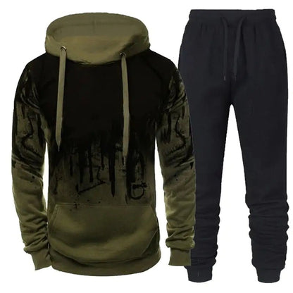 Tracksuit Hoodie and Pants Set - SavageBiz