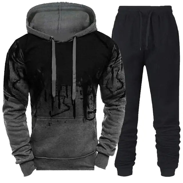 Tracksuit Hoodie and Pants Set - SavageBiz