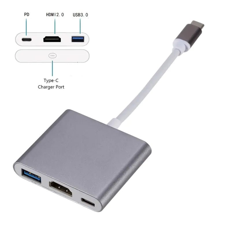 Type C To HDMI Charging Port - SavageBiz