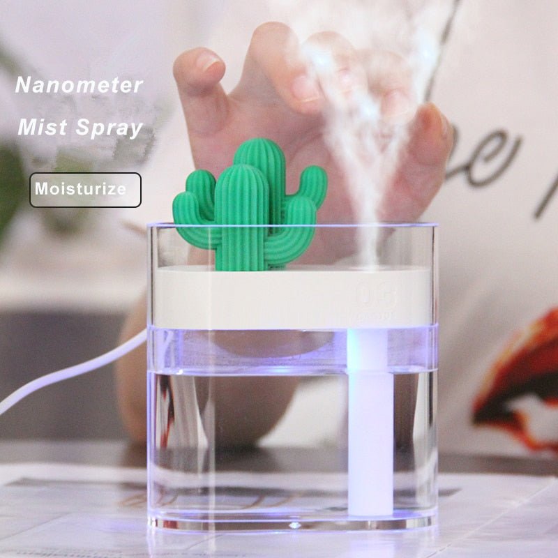 Ultrasonic Cactus Air Humidifier - SavageBiz