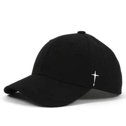 Unisex Simple Cross Water Drop Embroidery Baseball Cap - SavageBiz